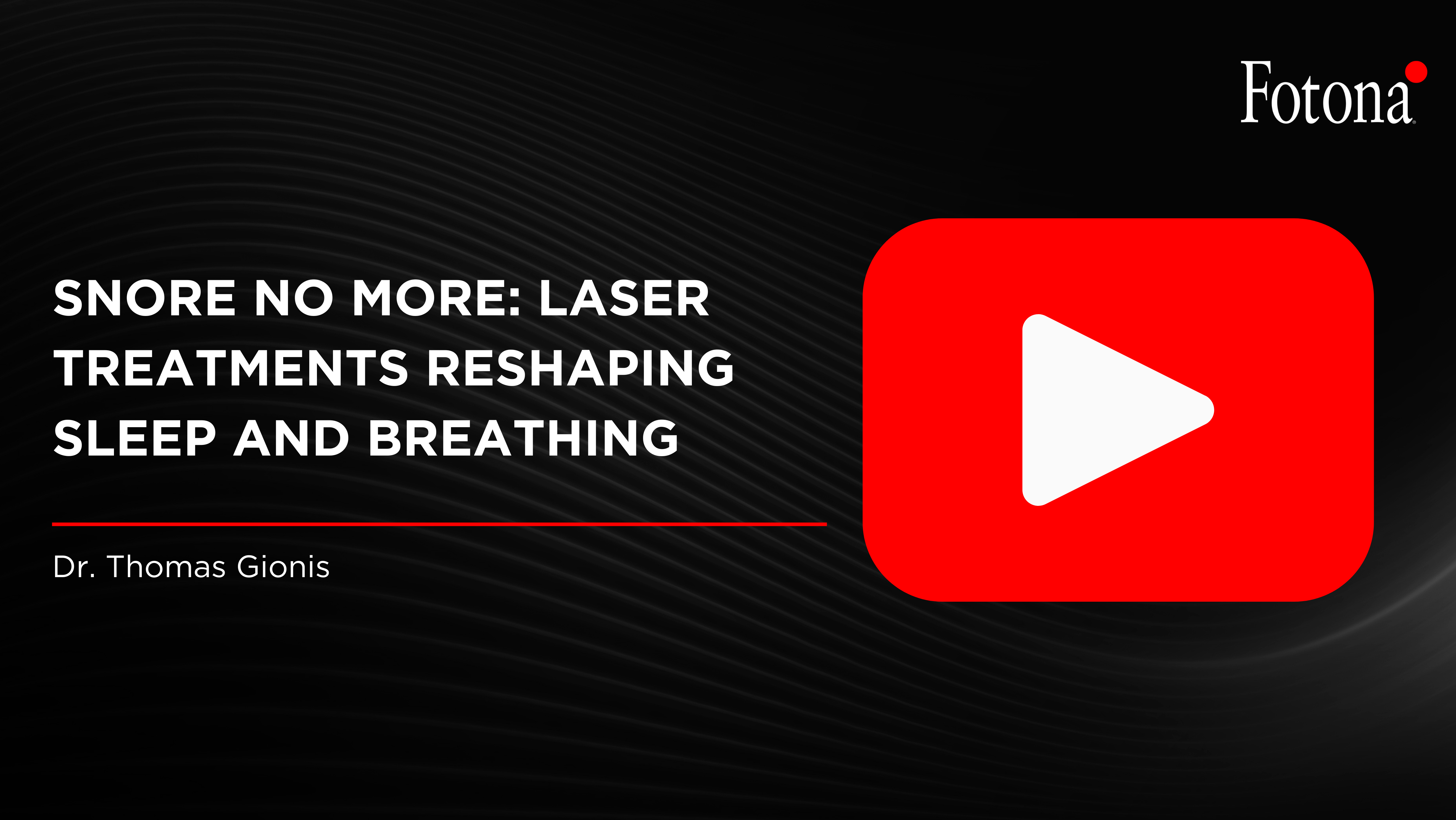 Snore No More: Laser Treatments Reshaping Sleep and Breathing 