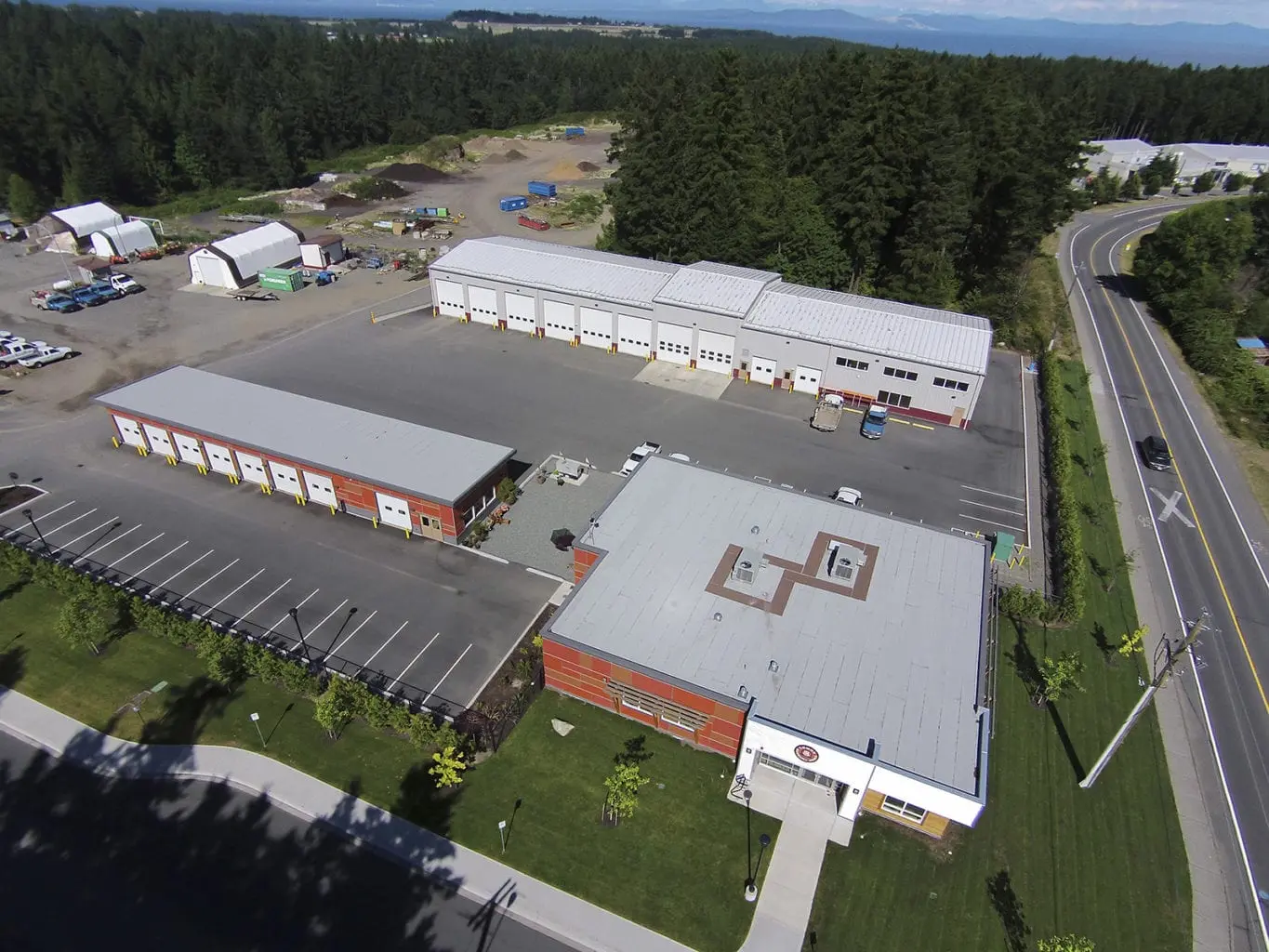 Comox Public Works Yard Aerial Web