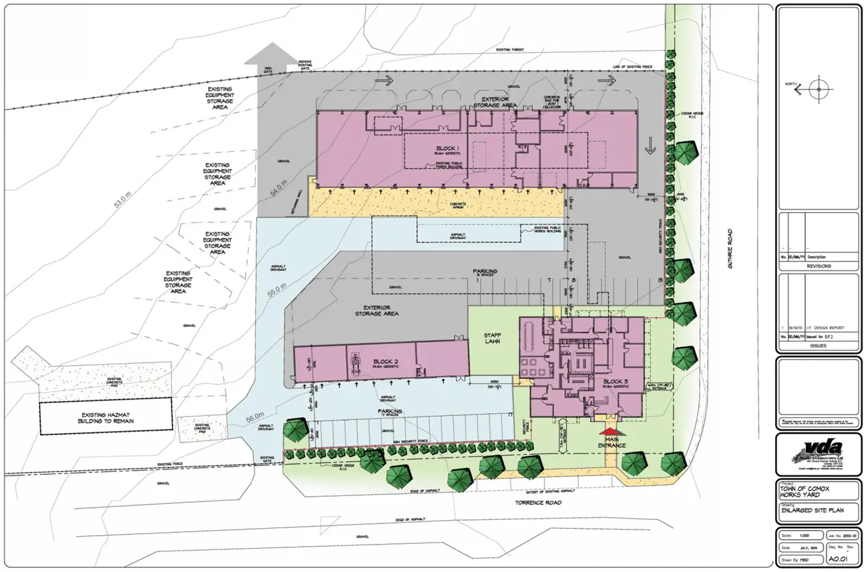 Comox Work Yard Plan