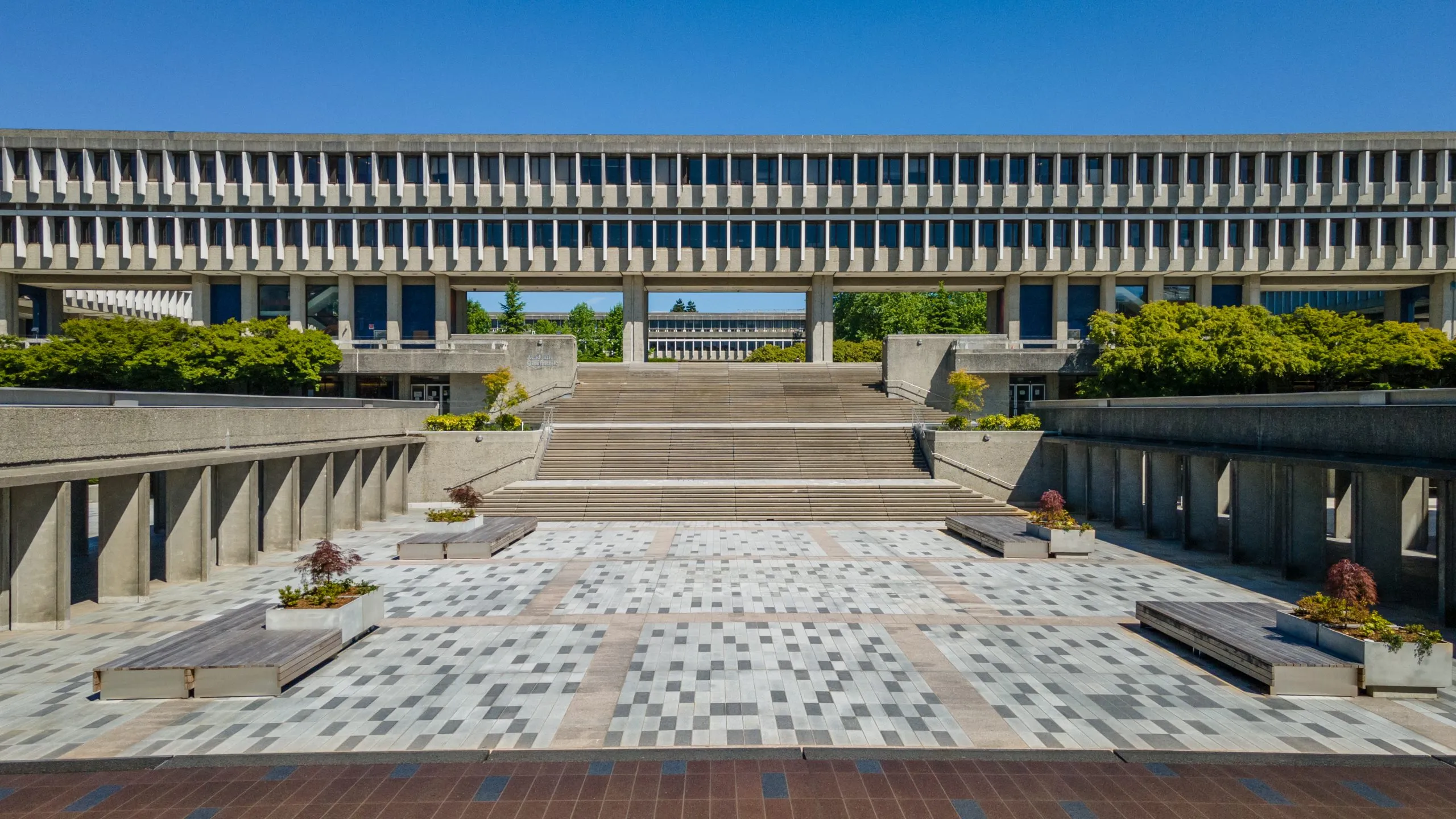 SFU Plaza Renewal Drone 291