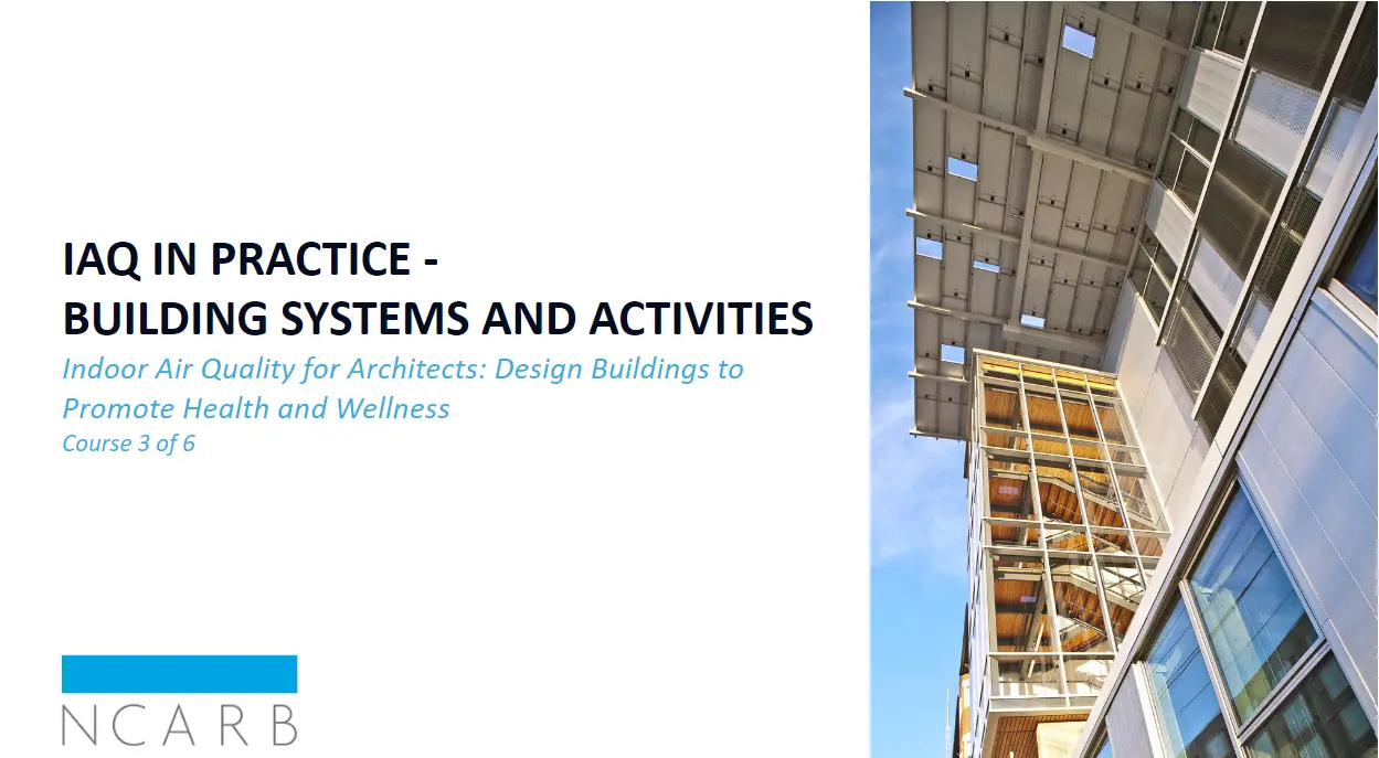 NCARB IAQ Title Slide